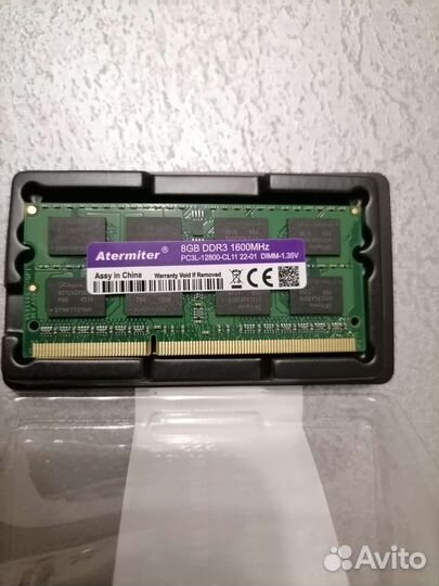Оперативная память ddr3l-1600, ddr3 8 GB sodimm