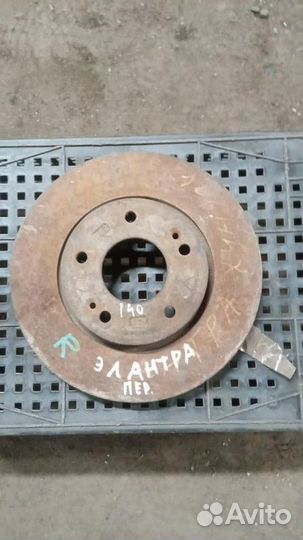 Диск тормозной передний Hyundai Elantra