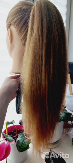 Учебная голова манекен для причесок