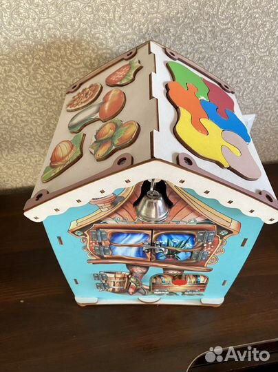 Бизиборд домик со светом большой