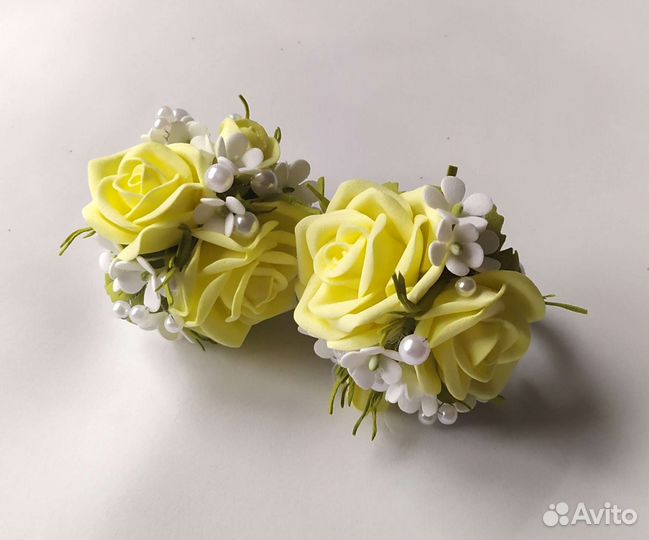 Резиночки для волос ручной работы