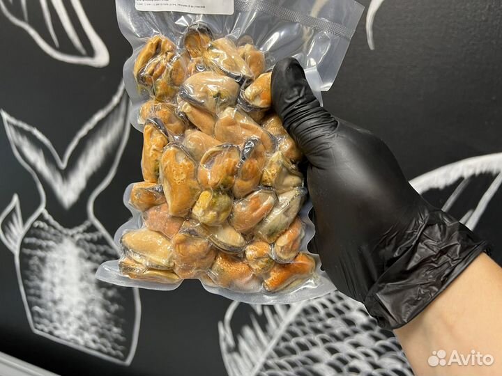 Мясо мидий крупные