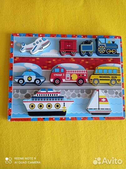 Вкладыши пазл melissa doug, магниты melissa doug