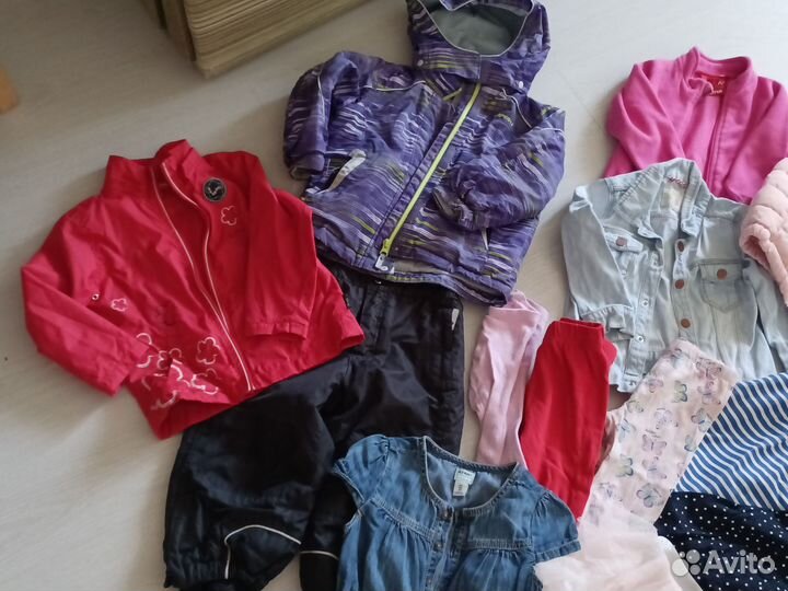 Пакет одежды на девочку 86-98