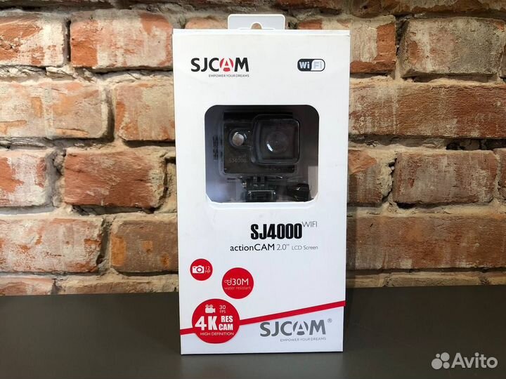 Экшн-камера sjcam SJ4000 WiFi Черный