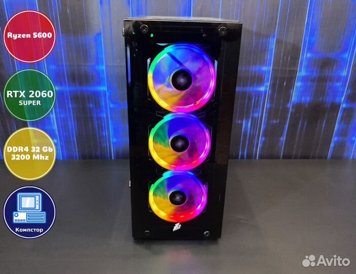 Сборка пк AMD5600-RTX2060SUP-32DDR4-FEA8406395-A520