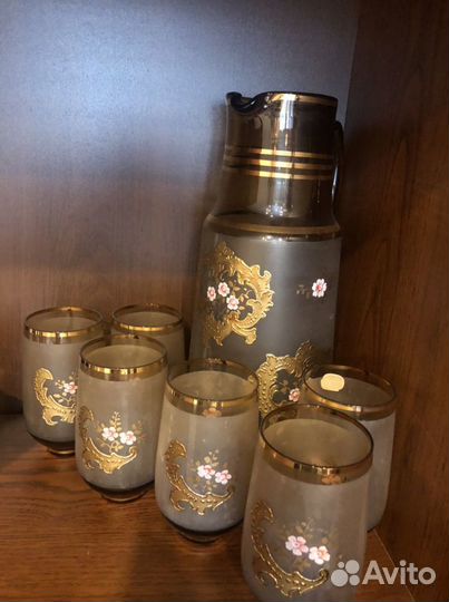 Графин и стаканы Чехия