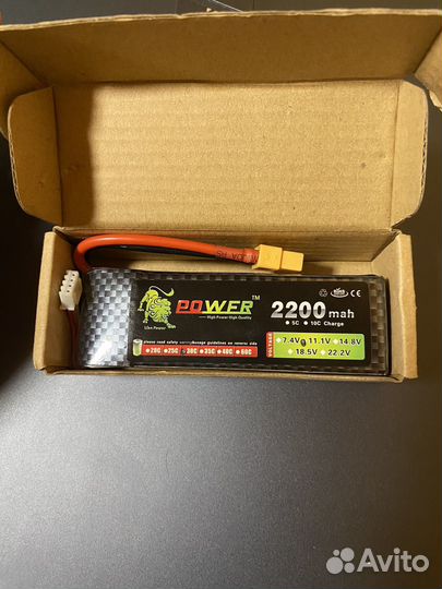 Аккумулятор Lipo 3s 2200 мАч