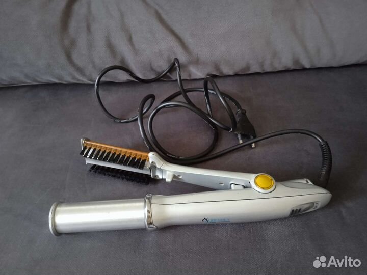 Плойка с вращающейся щеткой Bradex