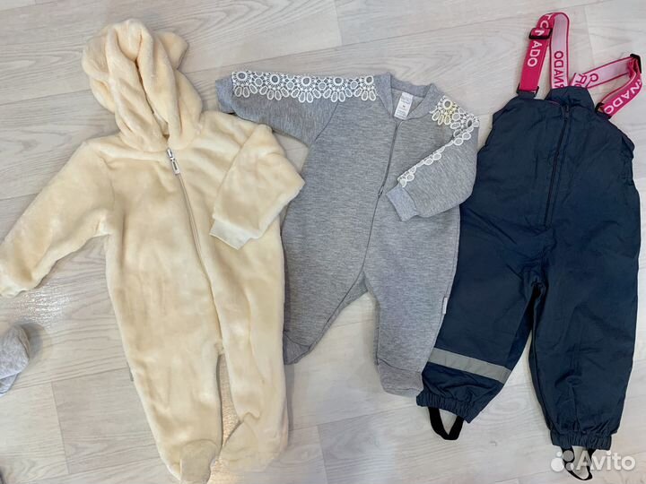 Большой пакет вещей для девочки с 0 до 1,5г