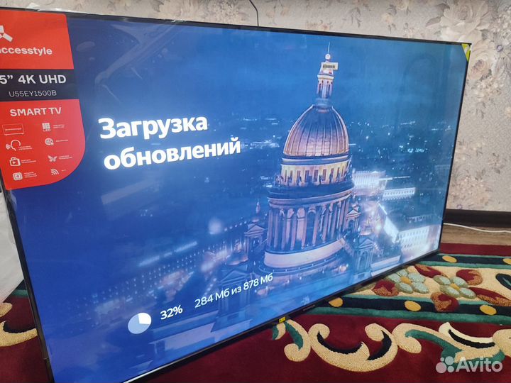 Телевизор 4k sber 55(140 см)