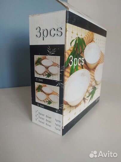 Новый набор глубоких тарелок