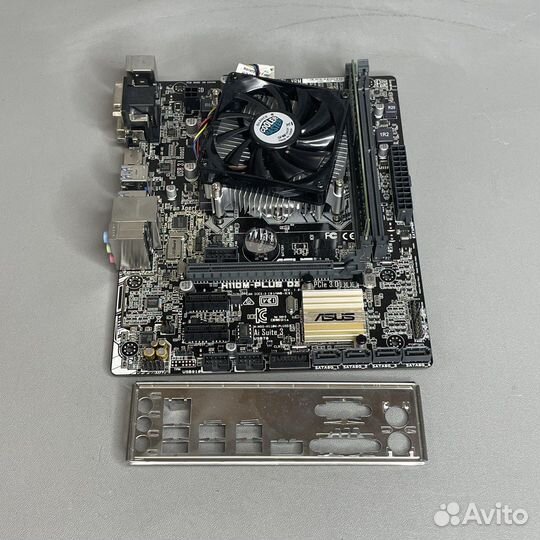 Комплект: мат. плата s-1151 + G4400 + 8Gb DDR3