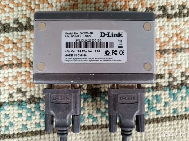 KVM переключатель D-Link