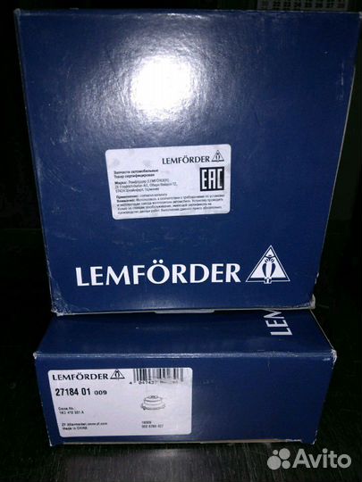 Опора переднего амортизатора lemforder