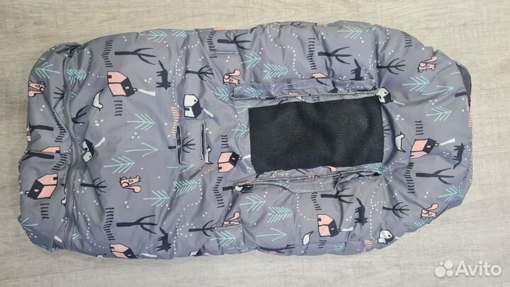 Зимний конверт в коляску leokid
