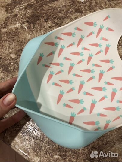 Нагрудник для кормления слюнявчик