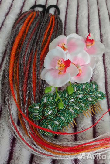 Косички на резинке