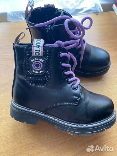 Ботинки детские 25 размер осень