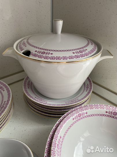 Сервиз столовый Kahla Германия фарфор 34 предмета