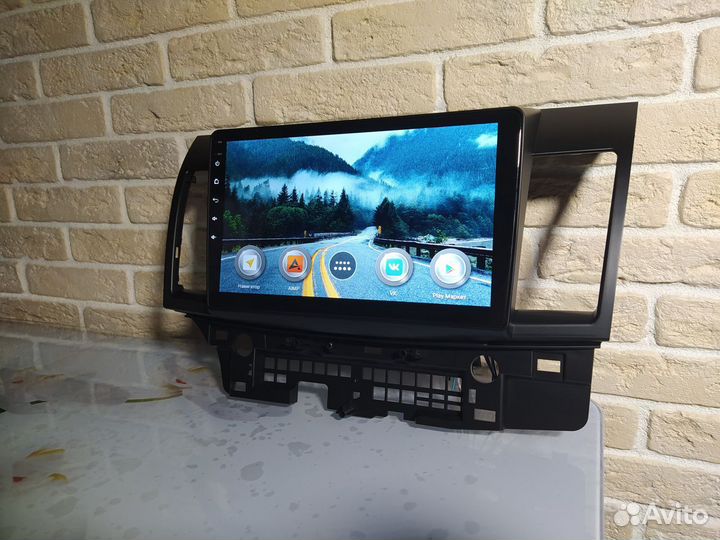 Мультимедиа Android auto для Mitsubishi lancer 10