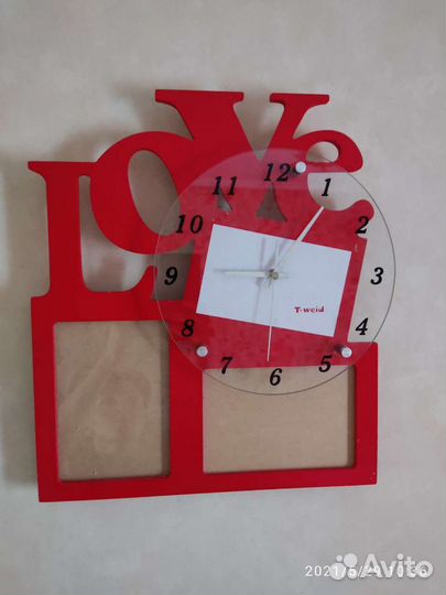 Часы рамка для фото