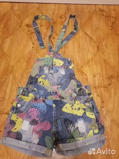 Джинсовый комбинезон