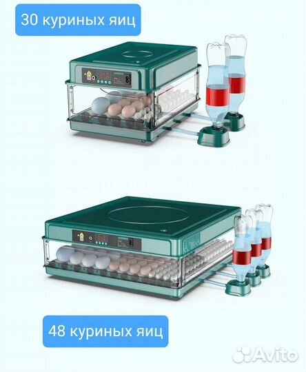 Инкубатор на 48 яиц, полный автомат