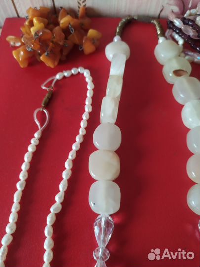 Бусы из натуральных камней СССР