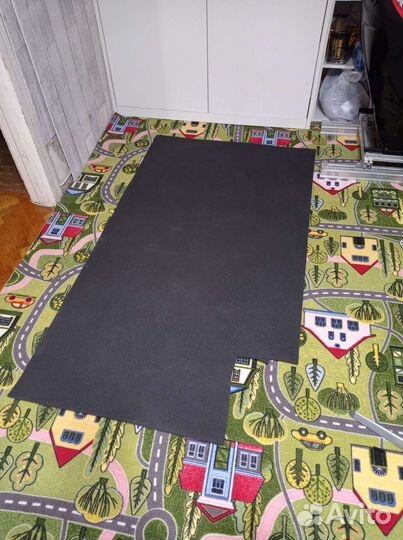 Чёрный лист EVA/эва 35 шор 7 мм