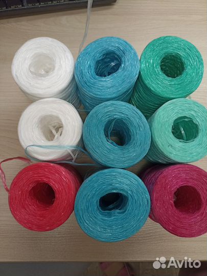 Пряжа для вязания мочалок
