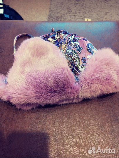 Шапка ушанка женская