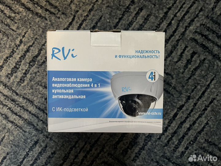 Новая Камера видеонаблюдения купольная RVI