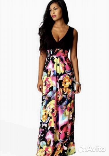 Летние платья 44р. И 46,Эластичное. Англия