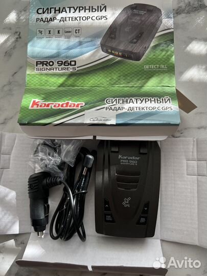 Радар-детектор GPS Karadar PRO 960 S сигнатурный