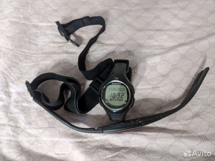 Часы с пульсометром sigma