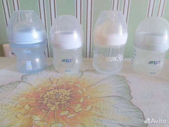 Бутылочки avent,nuk,chikko и ниблеры