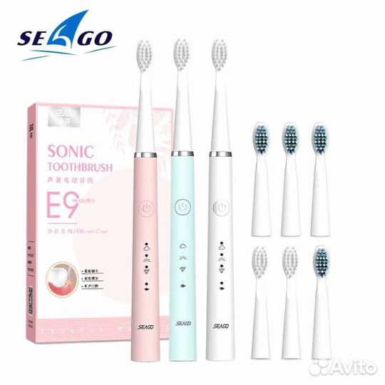 Элекрическая зубная щетка (ультразвуковая) Seago