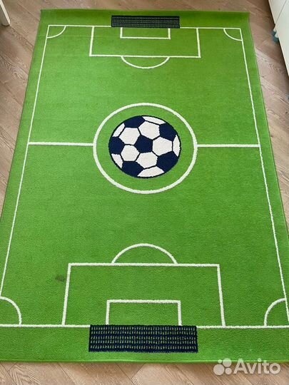 Ковер Funky Top green с футбольным мячом 233*157