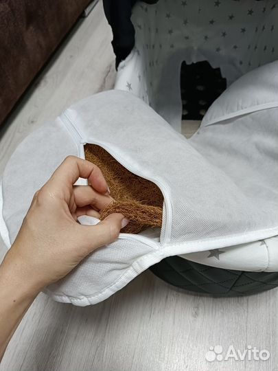 Коляска 2 в 1 эко кожа