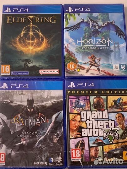 Игры для приставок PS4