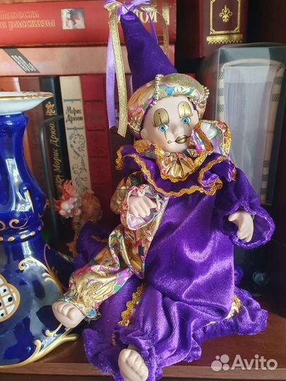 Фигурка,статуэтка фарфоровый Клоун,новый,90х годов