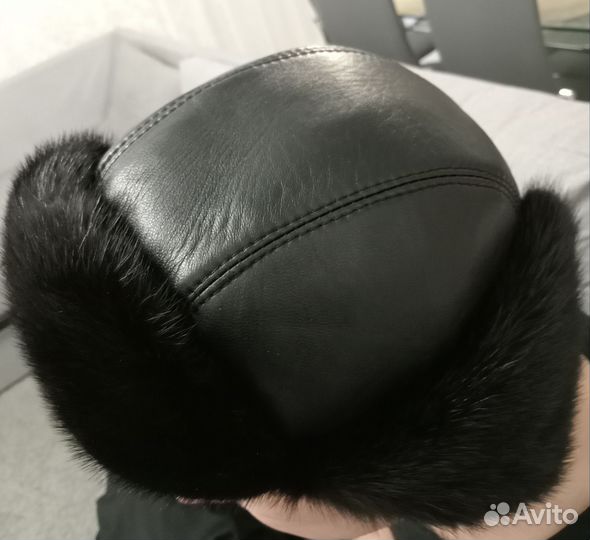 Шапка ушанка норка мужская