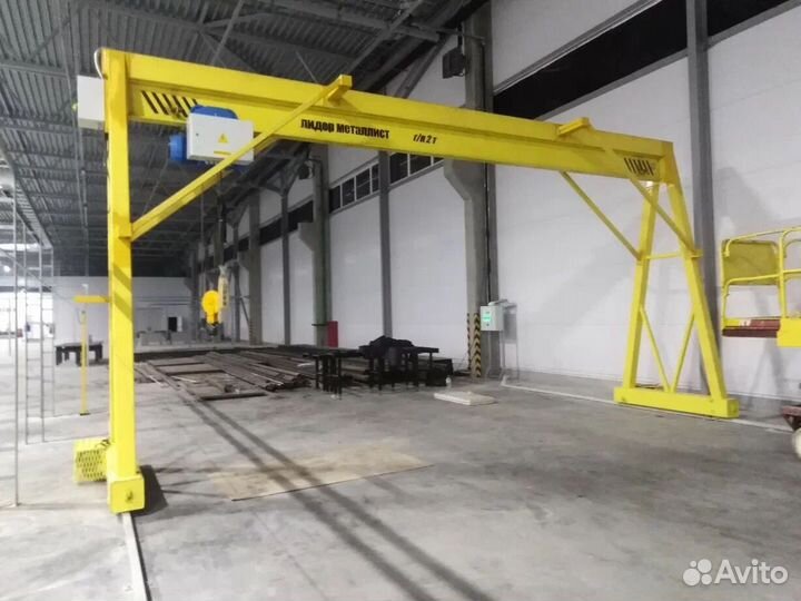 Ручной козловой кран