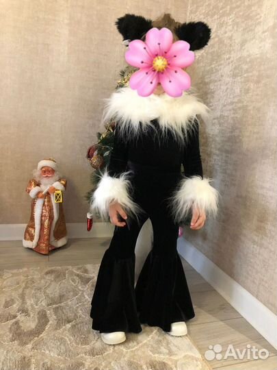 Новогодний костюм кошечки