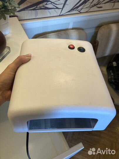 Лампа для ногтей бу