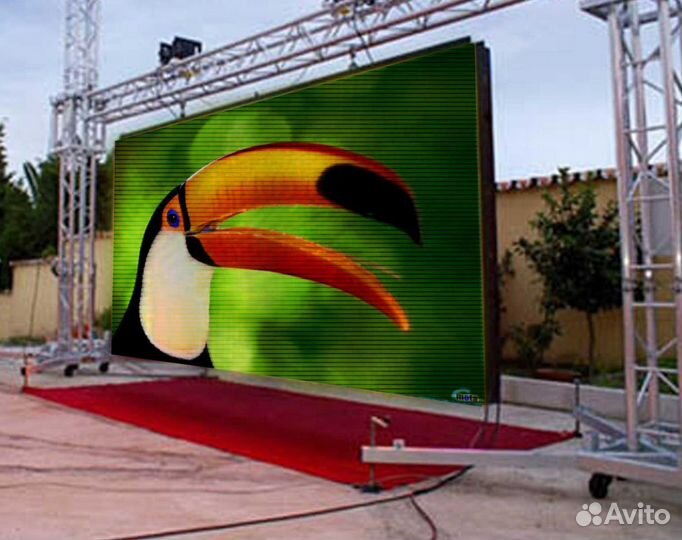 Светодиодный led экран для улицы 576*288см