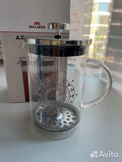 Френч пресс чайник Walmer Arabesque
