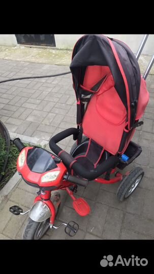 Велосипед с родительской ручкой