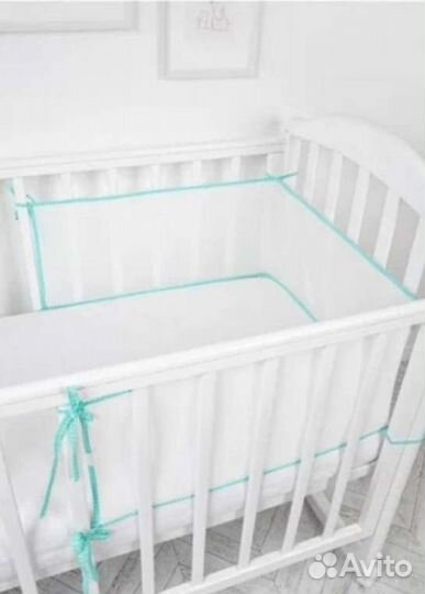 Бортики в детскую кроватку новые